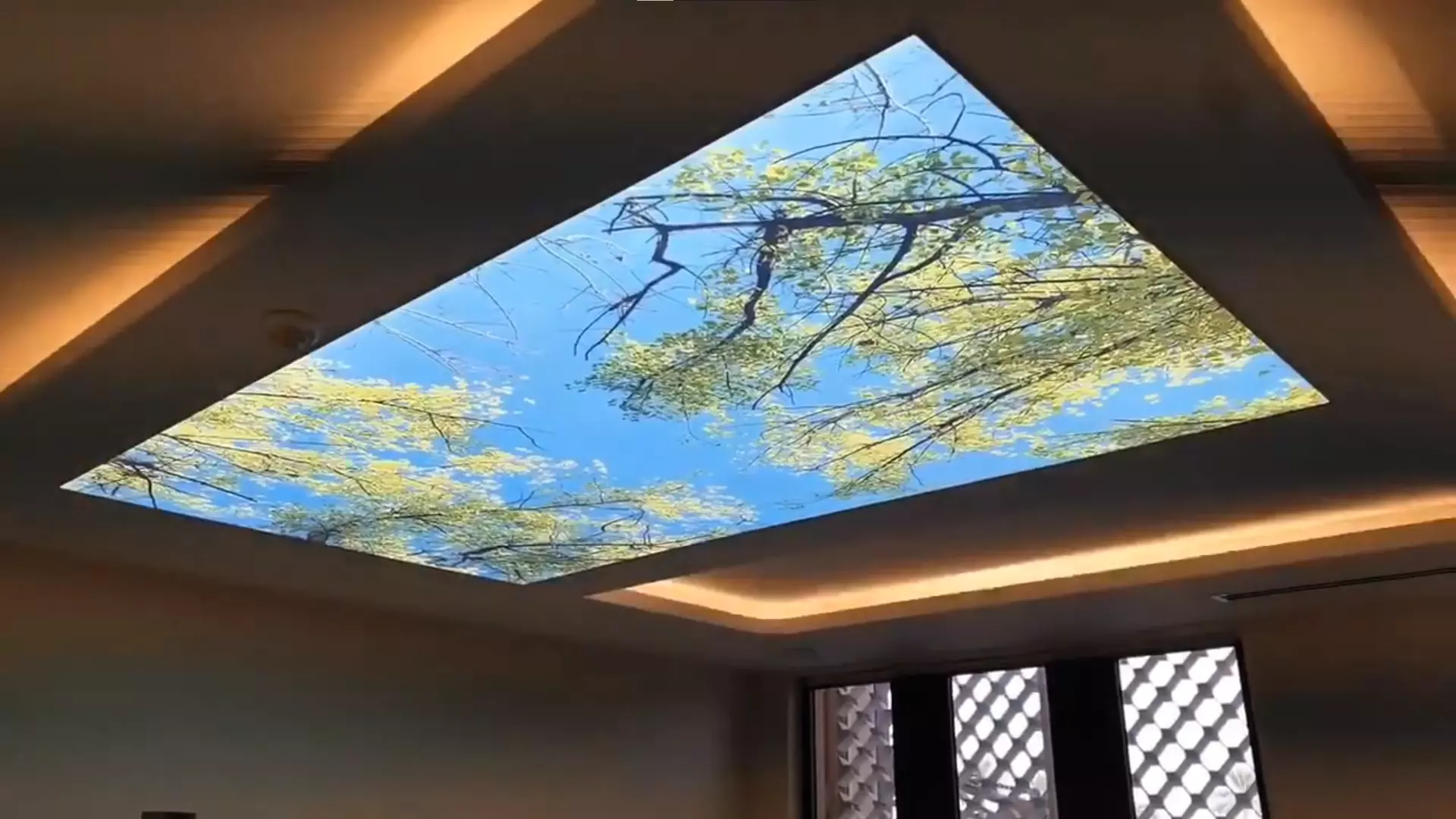 3D натяжной потолок